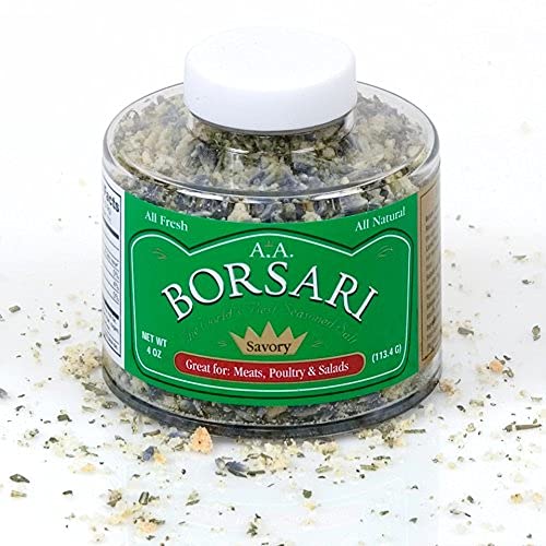 Borsari Combo de sal sazonada, condimentos salados y originales multiusos multiusos, mezclas de sal marina gourmet con hierbas y especias, sin
