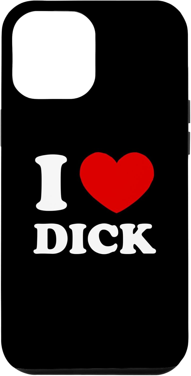 Funda para iPhone 12 Pro Max I Love Dick I Heart Dick Funny First Name Dick