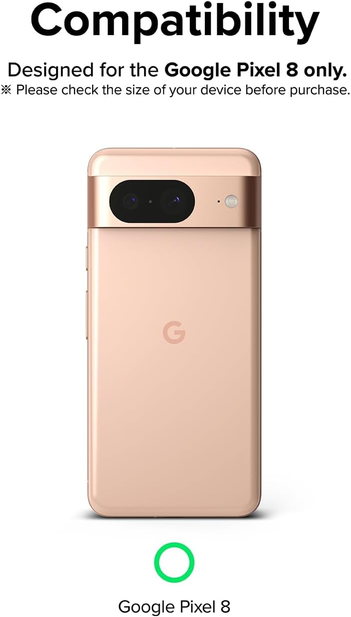 Ringke Película doble fácil protección de 4 capas compatible con protector de pantalla Google Pixel 8, revestimiento de reparación autocurable,