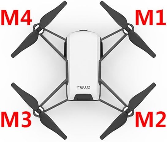 taoke 4pcs CW y CCW Motor Piezas de reparación para DJI Tello Drone