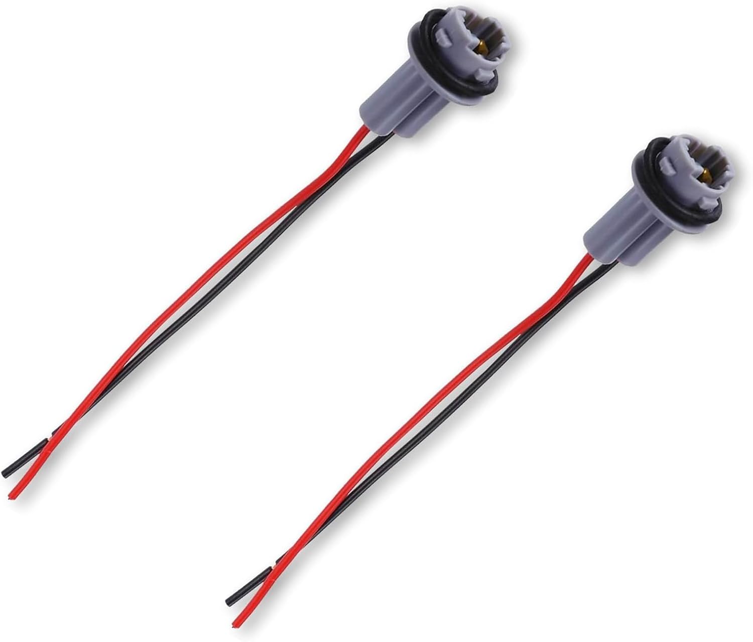 Pack-2 – Enchufe para bombilla de automóvil, cable de soporte de lámpara T10, kit de extensión de arnés de enchufe, repuesto de arnés de cable de