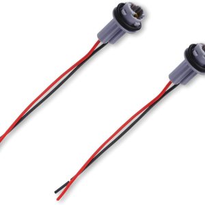 Pack-2 – Enchufe para bombilla de automóvil, cable de soporte de lámpara T10, kit de extensión de arnés de enchufe, repuesto de arnés de cable de Pack-2 – Enchufe para bombilla de automóvil, cable de soporte de lámpara T10, kit de extensión de arnés de enchufe, repuesto de arnés de cable de