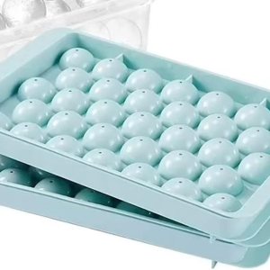 Molde plástico redondo de la bola de hielo del refrigerador del molde del cubo de hielo de la bandeja de hielo de Molde plástico redondo de la bola de hielo del refrigerador del molde del cubo de hielo de la bandeja de hielo de