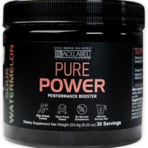 BLACKLABEL Supplements – Pure Power – Suplemento dietético preentrenamiento – Potenciador de rendimiento – Sin estimulantes – Constructor muscular – BLACKLABEL Supplements – Pure Power – Suplemento dietético preentrenamiento – Potenciador de rendimiento – Sin estimulantes – Constructor muscular –