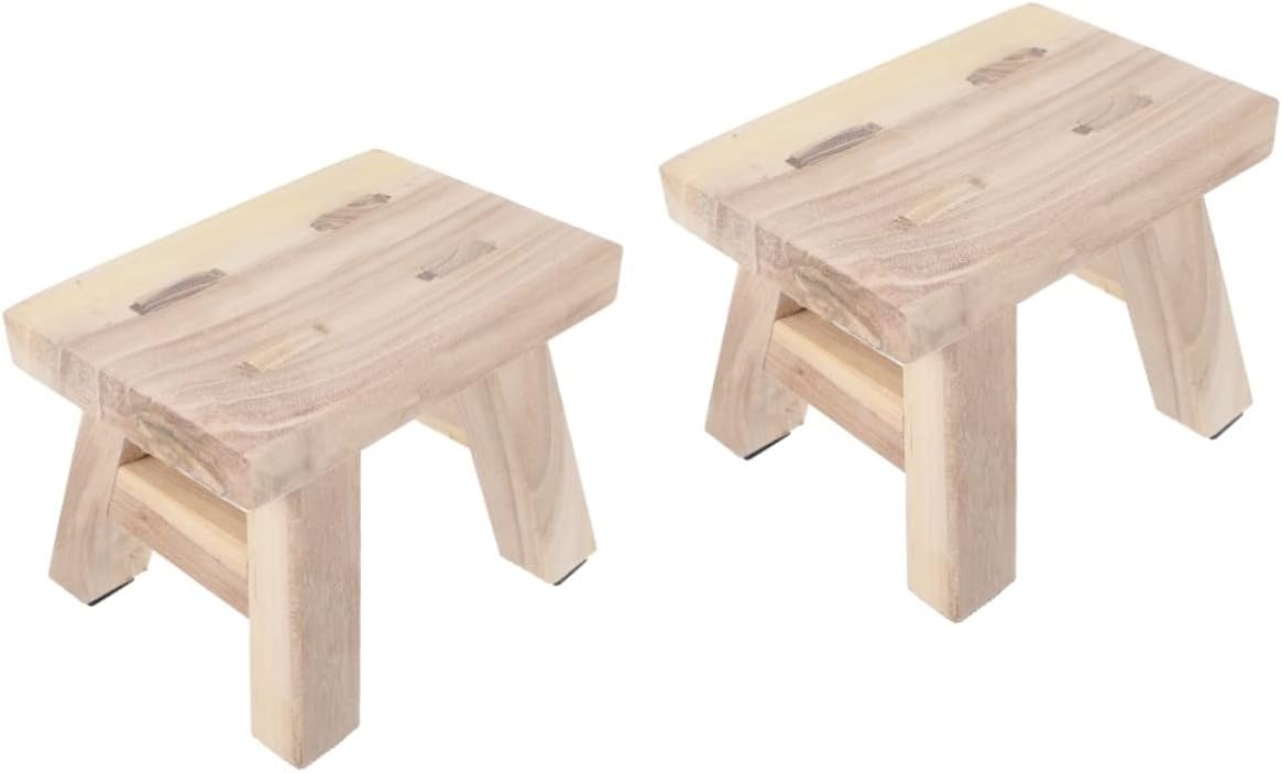 NOLITOY Taburete de madera maciza para niños, taburetes de madera para niños, sillas para niños, taburete para niños, taburete de madera para