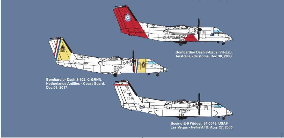 AMP 144-003 – 1144 – E-9A Widget DHC-8-106 Dash 8 Caribbean Coast Guard Model