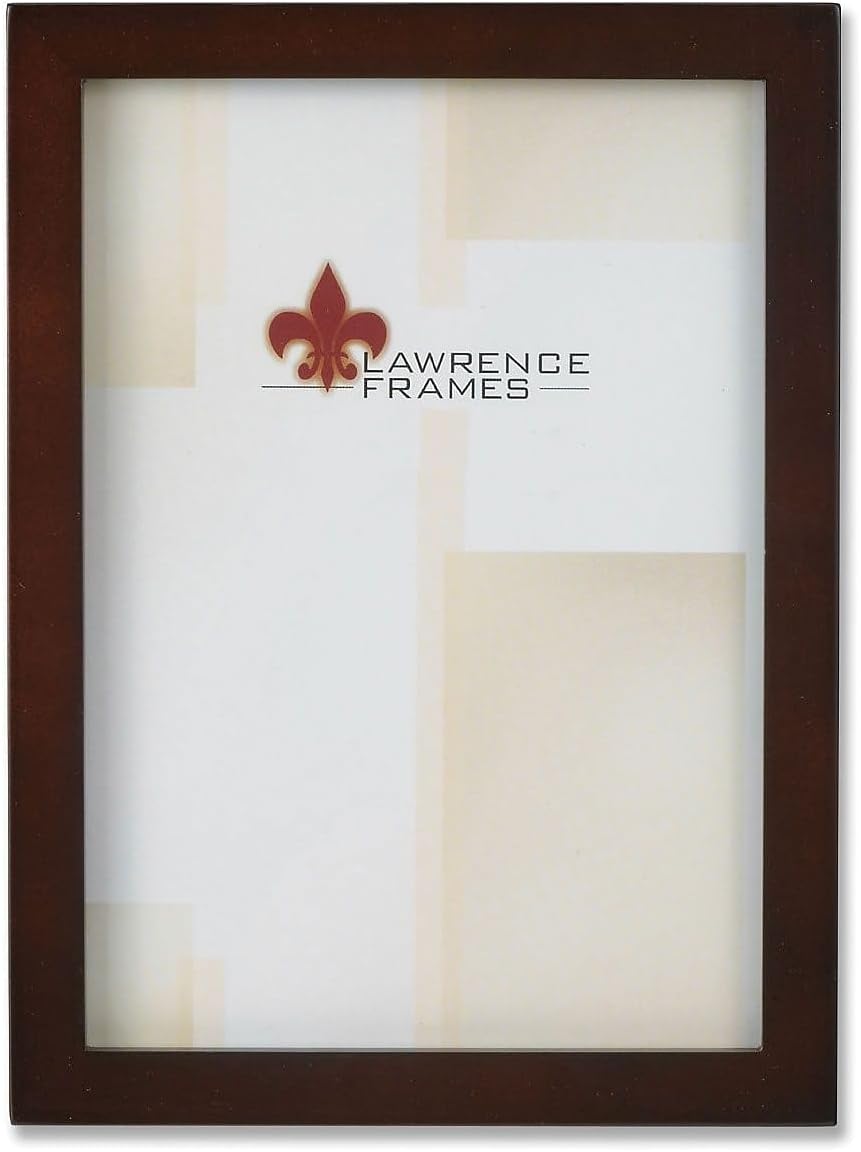 Lawrence Frames 755957 – Marco de fotos de madera Espresso,12.7 x 17.78 cm.  5 x 7 pulgadas