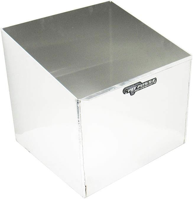 Pit Posse 429 Soporte de pared para jarra de combustible de utilidad individual, colgador de pared de aluminio cerrado para carreras, tienda de