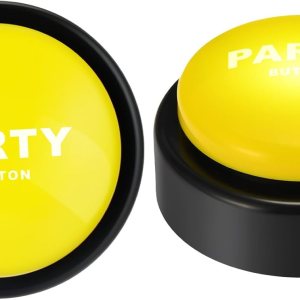 Copkim 2 botones de música para fiesta de baile de los años 30 para el aula, 30 botones de sonido divertidos para juguetes de oficina, regalos Copkim 2 botones de música para fiesta de baile de los años 30 para el aula, 30 botones de sonido divertidos para juguetes de oficina, regalos