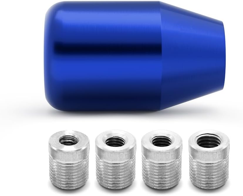 Viemx&Bm Pomo de cambio de 5 velocidades, extensión JDM Racing manual automático con adaptador atornillado para Mazda Miata Subaru Focus ST 350z