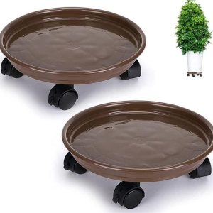 Yiting Organizador de plantas con ruedas, soporte rodante resistente para plantas con ruedas, plataforma rodante para plantas de interior y Yiting Organizador de plantas con ruedas, soporte rodante resistente para plantas con ruedas, plataforma rodante para plantas de interior y