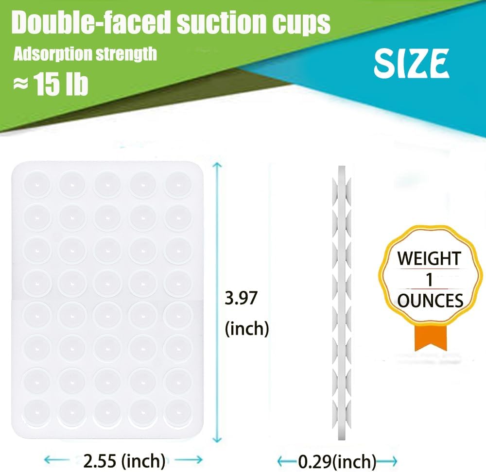 Funda de silicona con succión para teléfono (funda compatible con iPhone y Android, soporte de accesorios de teléfono manos libres para selfies y