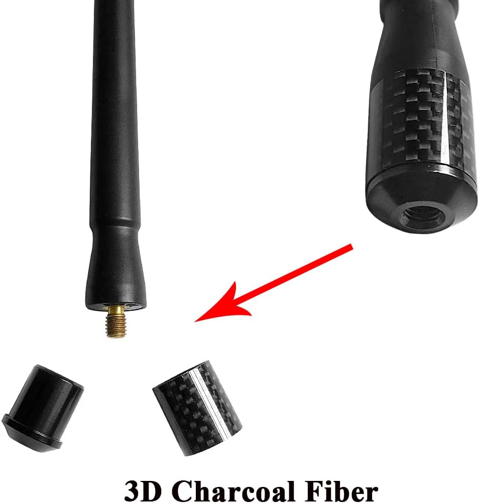 Antena de radio para camión compatible con Ford F150 Raptor F250 F350 (2009-2023) y para camiones Dodge RAM 1500 2500 3500 (2009-2023)  Recepción de