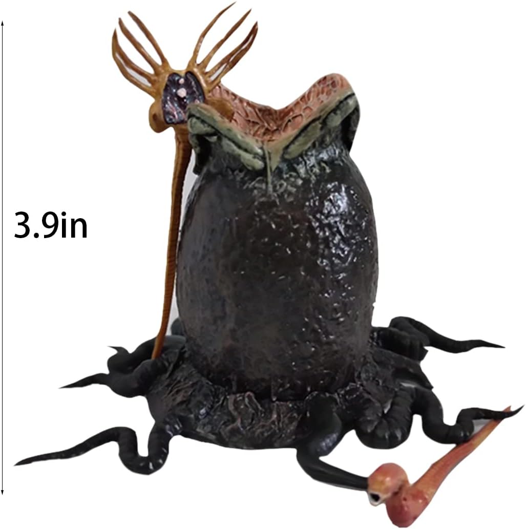 Es adecuado para la figura de acción de la escala de extraterrestres de depredador, huevo de resurrección alienígena, multicolor, 6 piezas