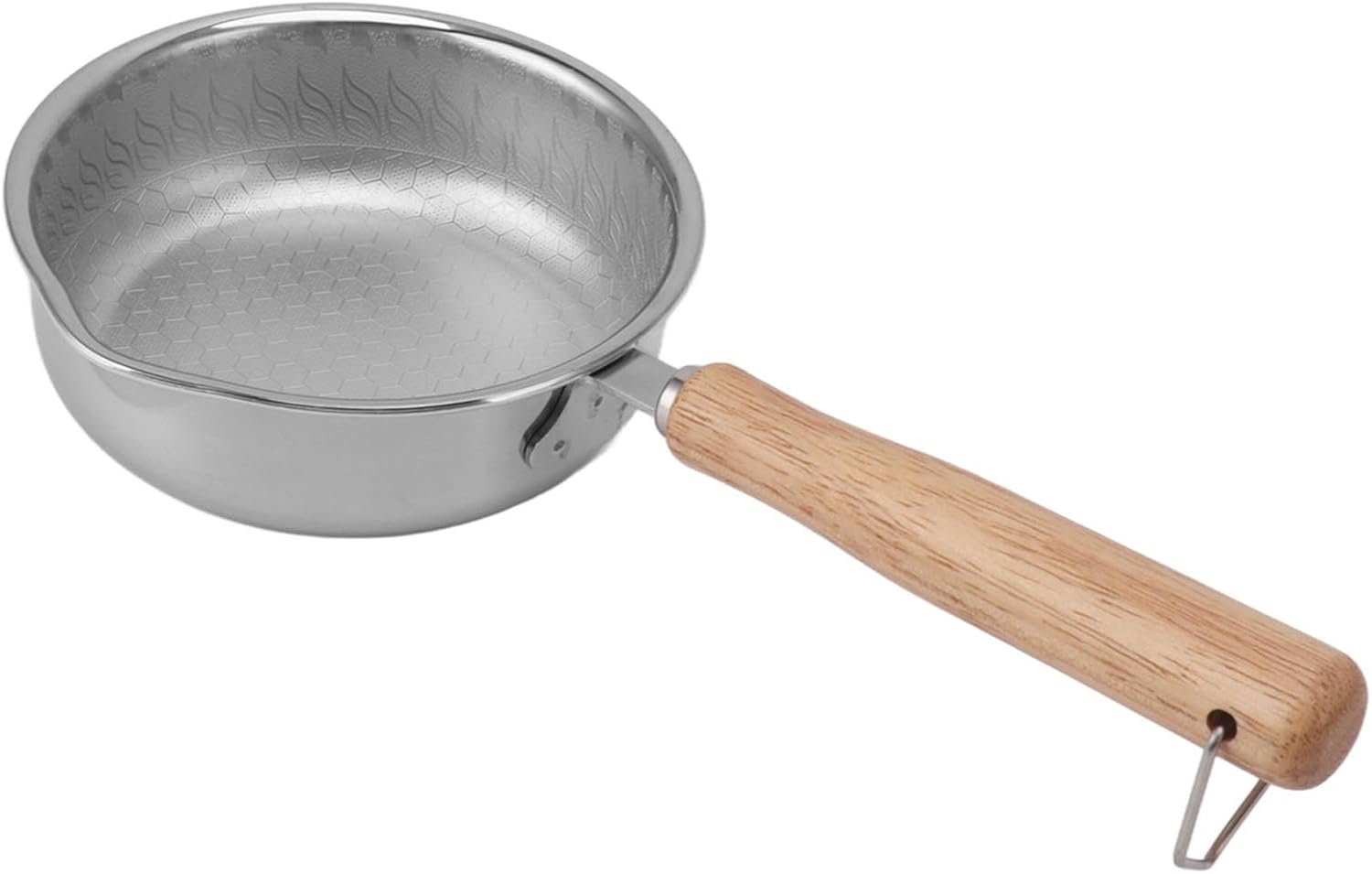 Syrisora Sartenes de acero inoxidable Pan de tortilla de acero inoxidable antiadherente para cocinar cocina
