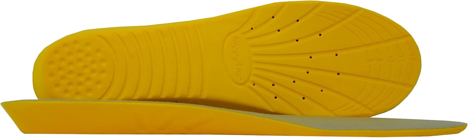 Happystep Plantillas ortopédicas de espuma viscoelástica de poliuretano para fascitis plantar, plantillas cómodas, soporte de arco acolchado,
