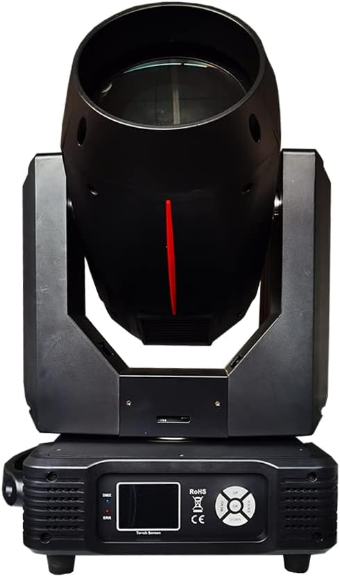 Beam 17R 350W Cabeza Móvil Luces de escenario Gobos DMX DJ 18R Efectos con Flightcase para Boda DJ Bar Disco Fiesta Navidad