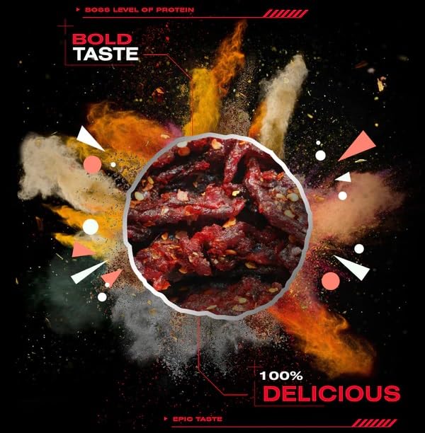 Garden Fresh Beef Jerky – Hecho en Estados Unidos – Delicioso – Sabor audaz (carne seca de res con sabor dulce y picante)