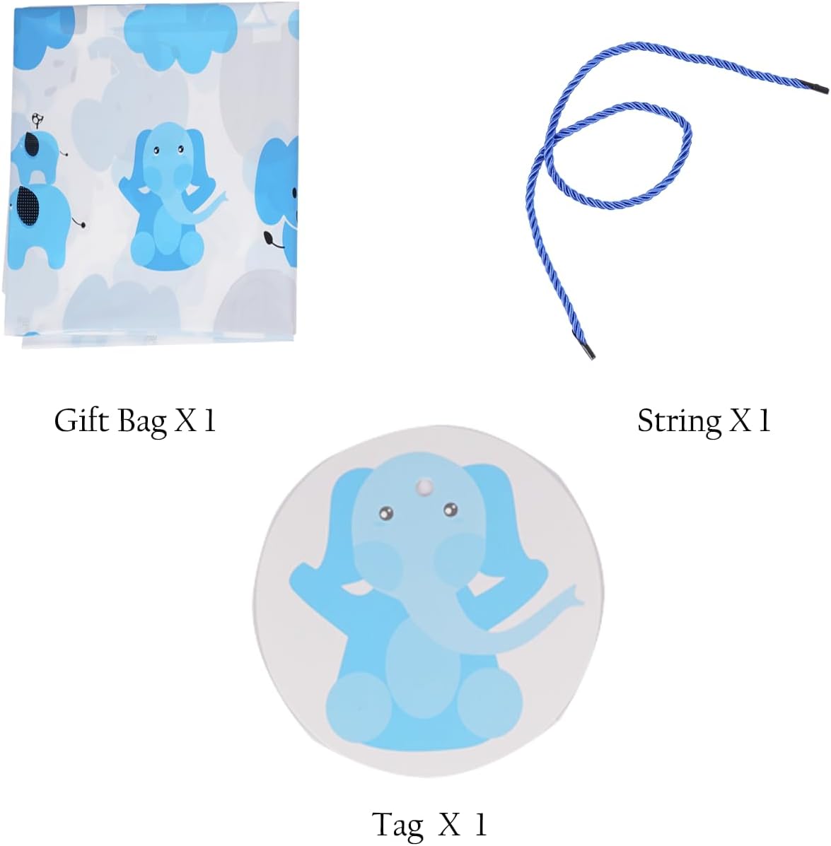 ysmile Bolsa de regalo de plástico extra grande para baby shower, bolsa de regalo Elphant Jumbo 60 pulgadas Bolsa de regalo para niños de gran