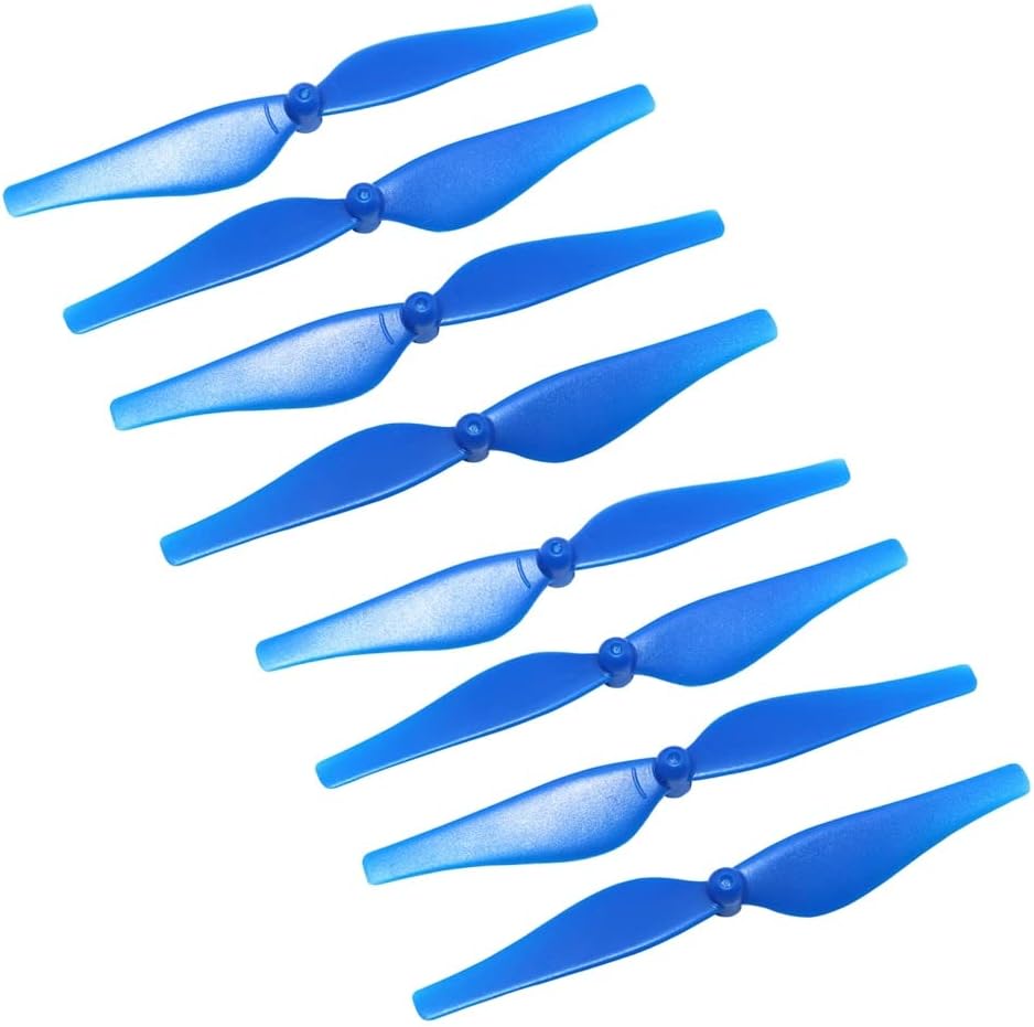 XNasu 48 piezas de accesorios duraderos para hélices de repuesto blanco, rojo, azul, amarillo, negro, CW CCW para piezas de drones D-JI Tello (Talla