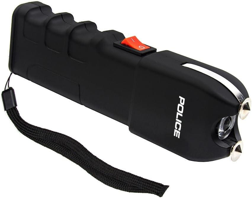 Police Stun Gun Burn Pepper Spray Combo – 928 Negro