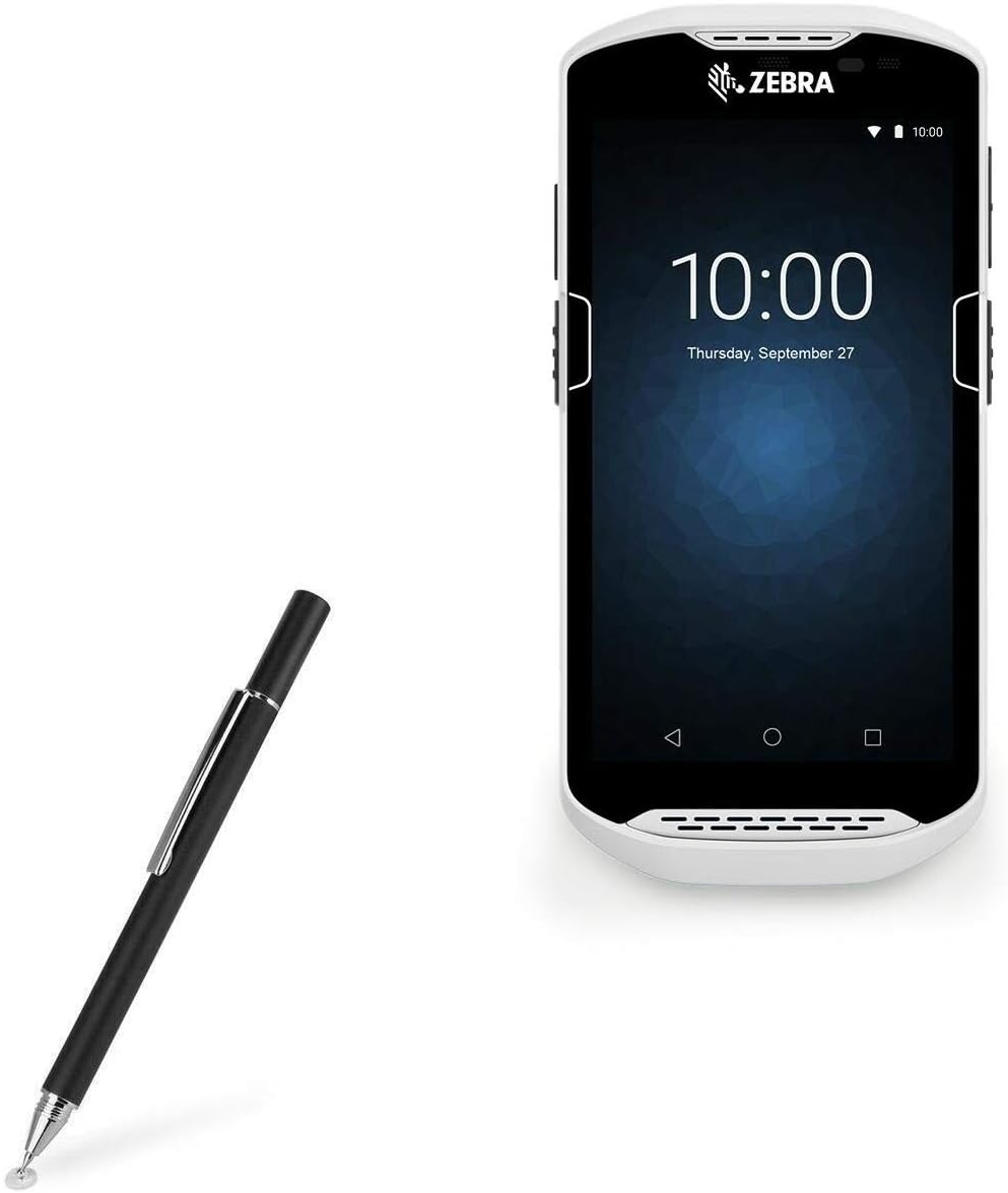 BoxWave – Lápiz capacitivo compatible con Zebra TC52, lápiz capacitivo FineTouch, lápiz capacitivo superpreciso para Zebra TC52, color negro azabache