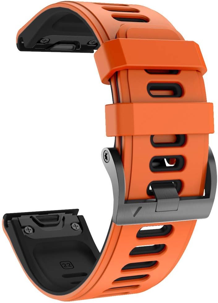 NotoCity Compatible con la correa de reloj Fenix 6 Pro para Fenix 6Fenix 6 ProFenix 5Fenix 5 PlusForerunner 935Forerunner 945Approach S60Quatix 5