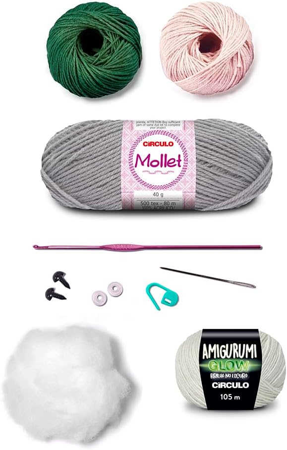 CIRCULO Amigurumi – Kit de ganchillo  Enchanted Grove  Todo incluido, instrucciones fáciles (idioma español no garantizado)  Kit de ganchillo para