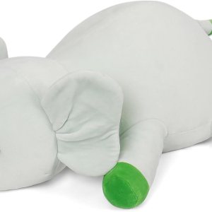 Animales de peluche con peso de elefante verde de 24 pulgadas, 4.2 libras, bonito juguete de felpa con peso, cómodo regalo para niños y adultos (24 Animales de peluche con peso de elefante verde de 24 pulgadas, 4.2 libras, bonito juguete de felpa con peso, cómodo regalo para niños y adultos (24