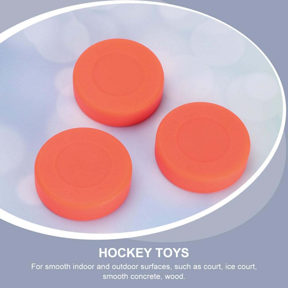 3 unids Hockey Street Handle Reemplazo Pucks Mesa de Juego Accesorios de Mesa de Juego Pucks Puck Sucker Air Kidult Juguetes Regalo para Niños