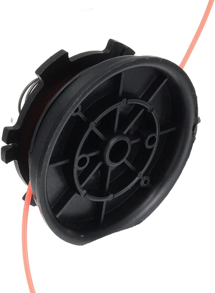 Realman Cabezal recortador con retenedor de carrete para Homelite F3040 F3050 GST18 HBC18 HBC28 HBC30i HLT15 HLT16 SX135 UT15152 UT15160 UT15170