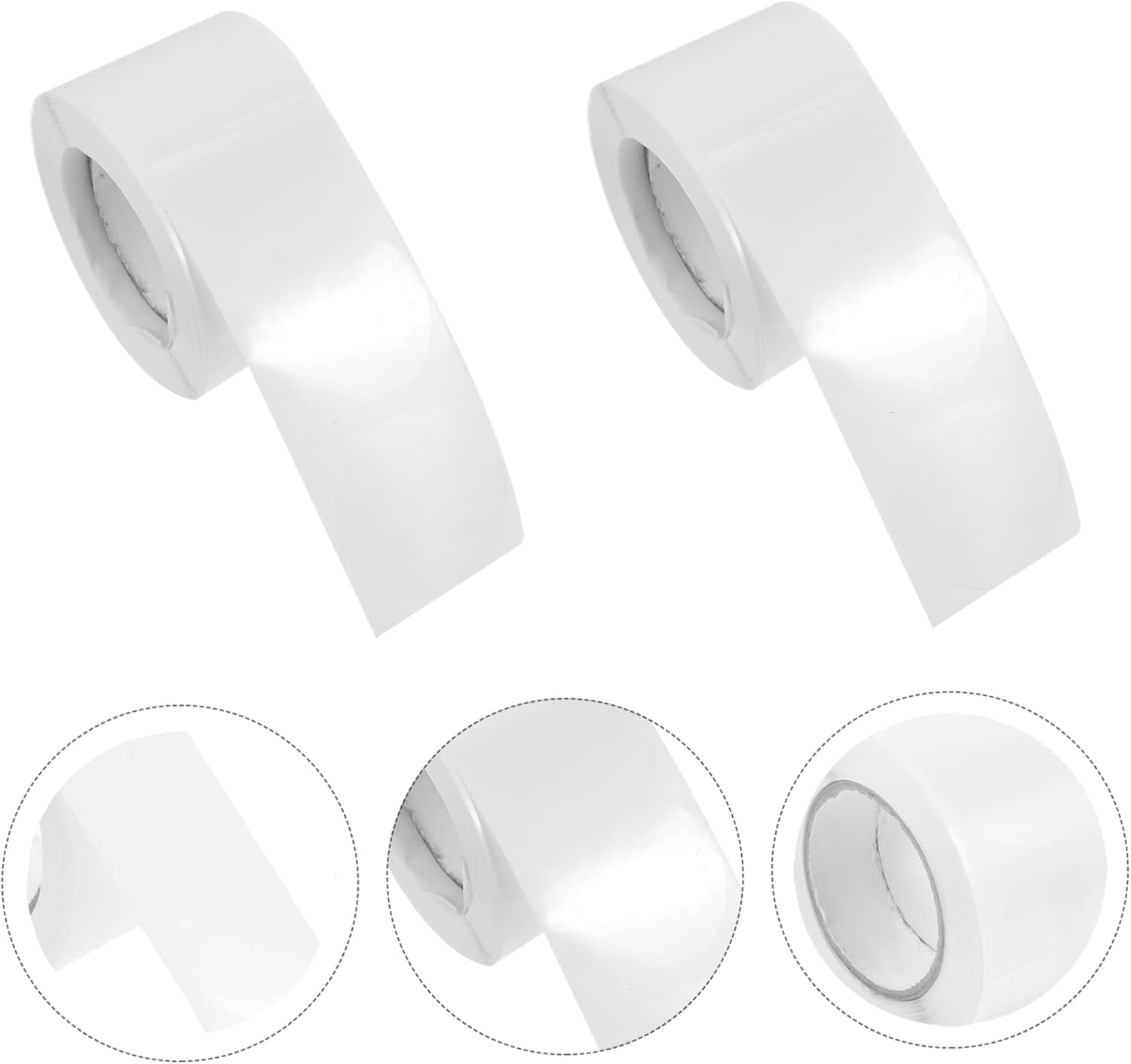 Abaodam 3000 Pcs Transparent Sealer Gift Wrapping Sticker Party Favor Sticker Labels Adhesive Sticker Self Clear Envelope Mailing Dot Stickers Gift