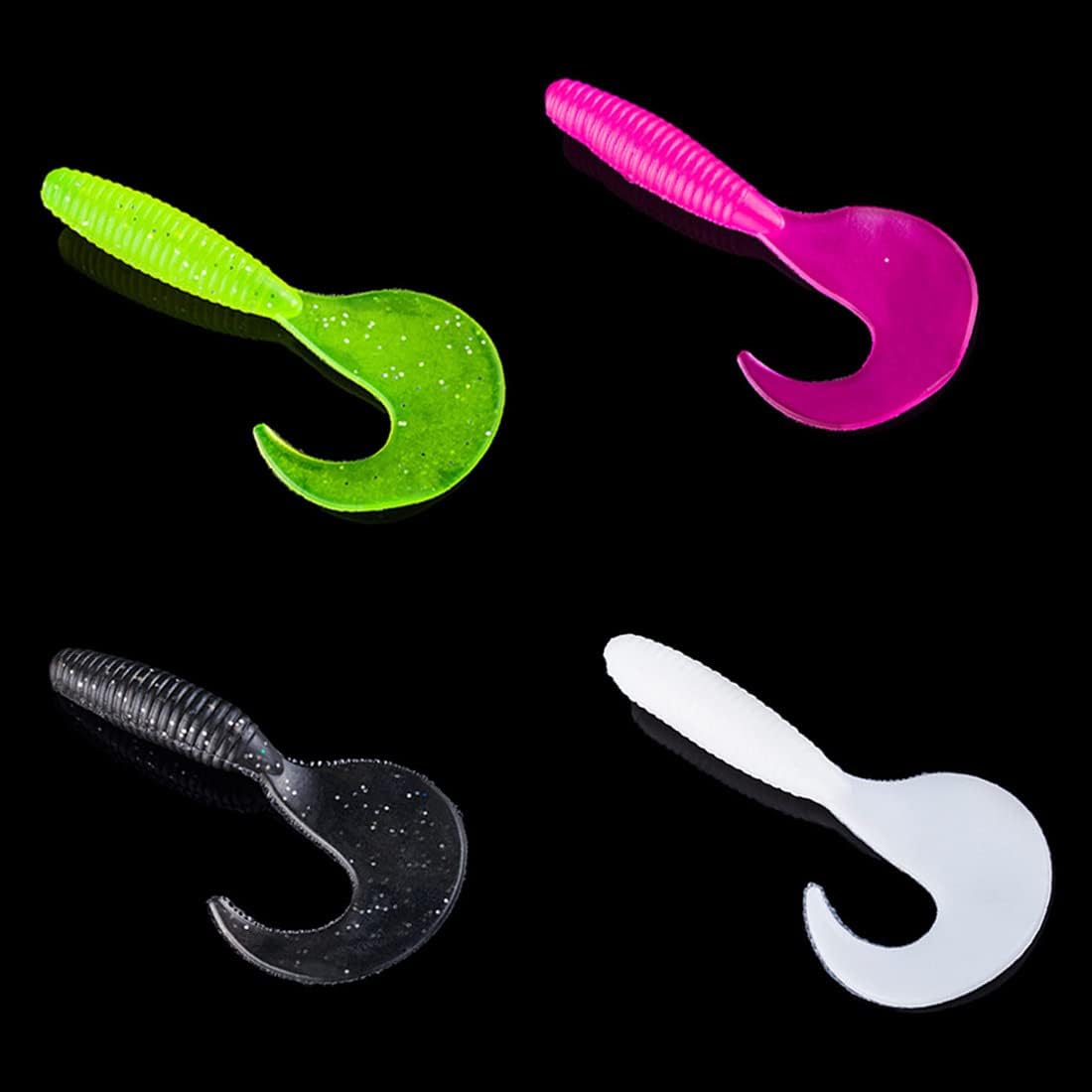 Soft Plastic Soft Lures Soft Fishing Lures for Bass, Paddle Tail Swimbaits, Jig Heads