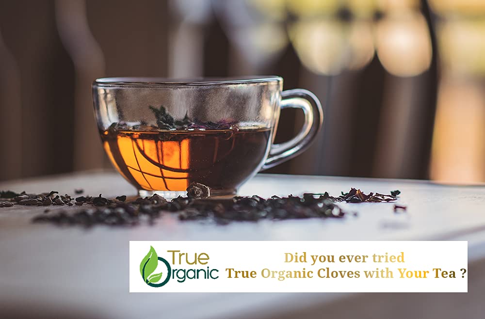 True Organic Clavos enteros de Ceilán, bolsa a granel de 16 onzas, certificado USDA orgánico y Kosher, sin OMG, clavo orgánico fresco, puro Ceilán