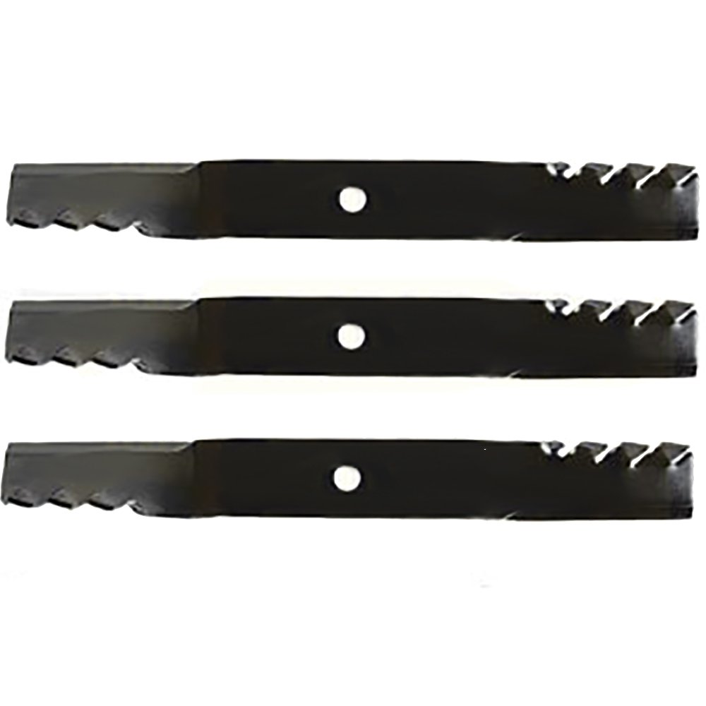 RAParts B1PD5068 (Set of 3) 21.625 inches Long Mulching Blades Fits John Deere Fits JD Mowers