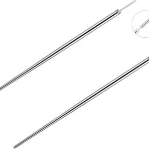 Aumeo G23 Piercing cónico sin rosca de titanio, 14G, 16G, 18G, pasador de inserción para nariz, labio, Monroe, oreja, tragus, hélix, empuje, Aumeo G23 Piercing cónico sin rosca de titanio, 14G, 16G, 18G, pasador de inserción para nariz, labio, Monroe, oreja, tragus, hélix, empuje,