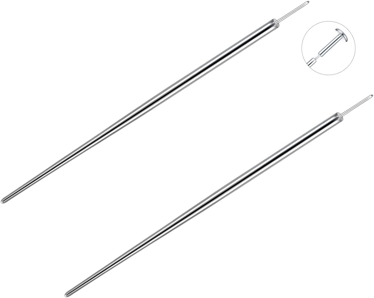 Aumeo G23 Piercing cónico sin rosca de titanio, 14G, 16G, 18G, pasador de inserción para nariz, labio, Monroe, oreja, tragus, hélix, empuje,
