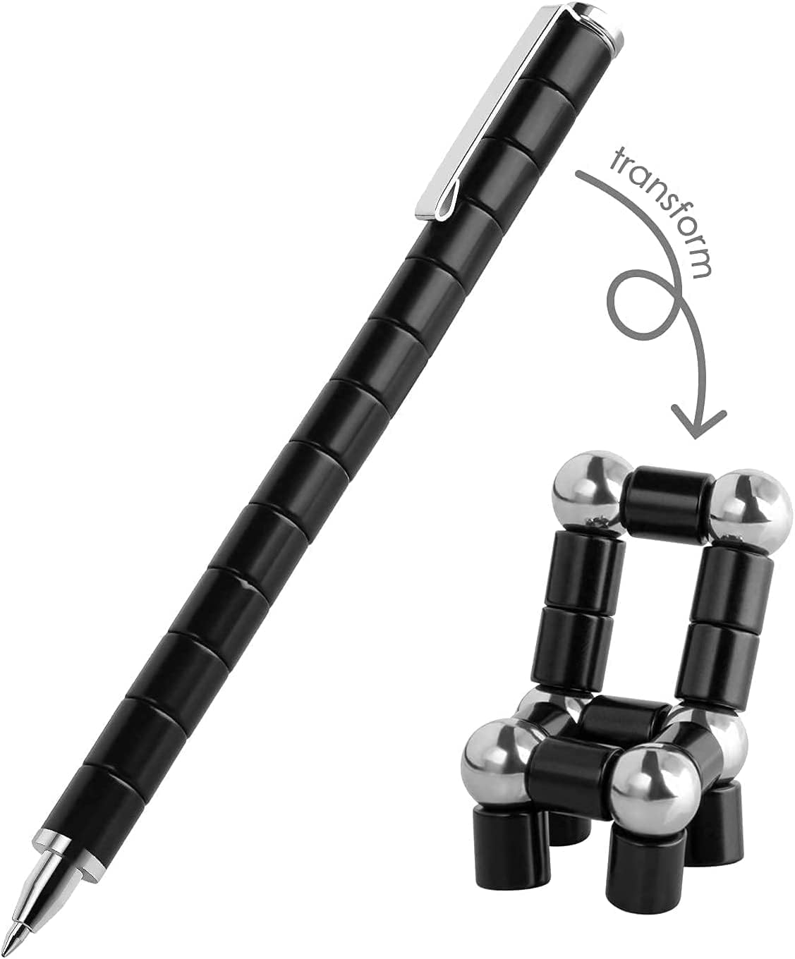 Bolígrafo de juguete para aliviar el estrés, bolígrafo magnético creativo, bolígrafo de metal magnético de descompresión, bolígrafo Strato