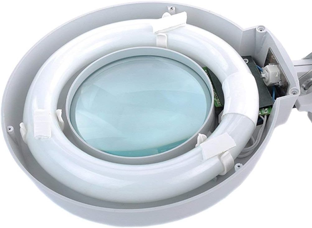 Lupa LED 10X con luz, lámpara de lupa de escritorio vinmax con luz LED, lámpara de lupa de brazo ajustable, lupa, lente de dioptría, lupa plegable,
