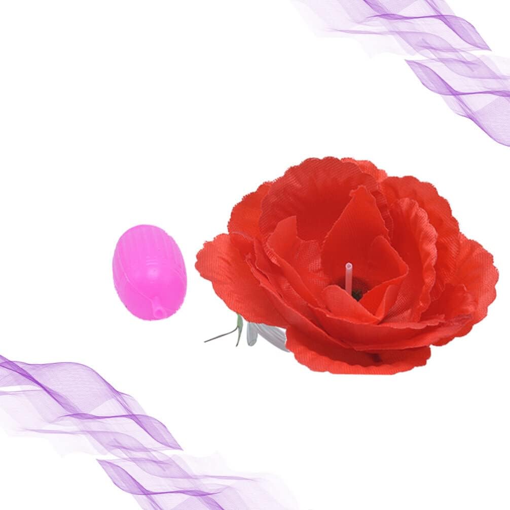 Rosetoy – Broche divertido de 1 pieza con diseño de rosas para rociar agua, simulación creativa, juguetes complicados, suministros de broma para