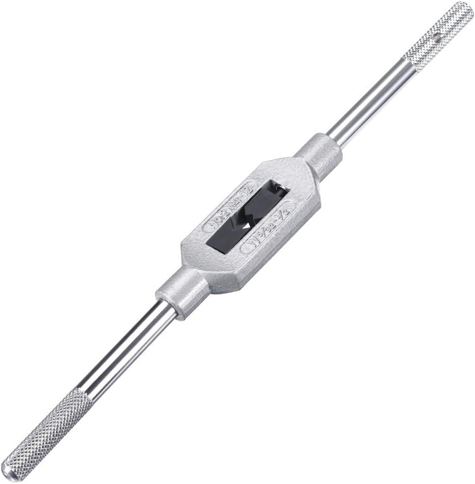 uxcell Mango de llave de grifo ajustable, M4-M12 (Mértico)532 a 12 pulgadas (UNCUNF), cromado
