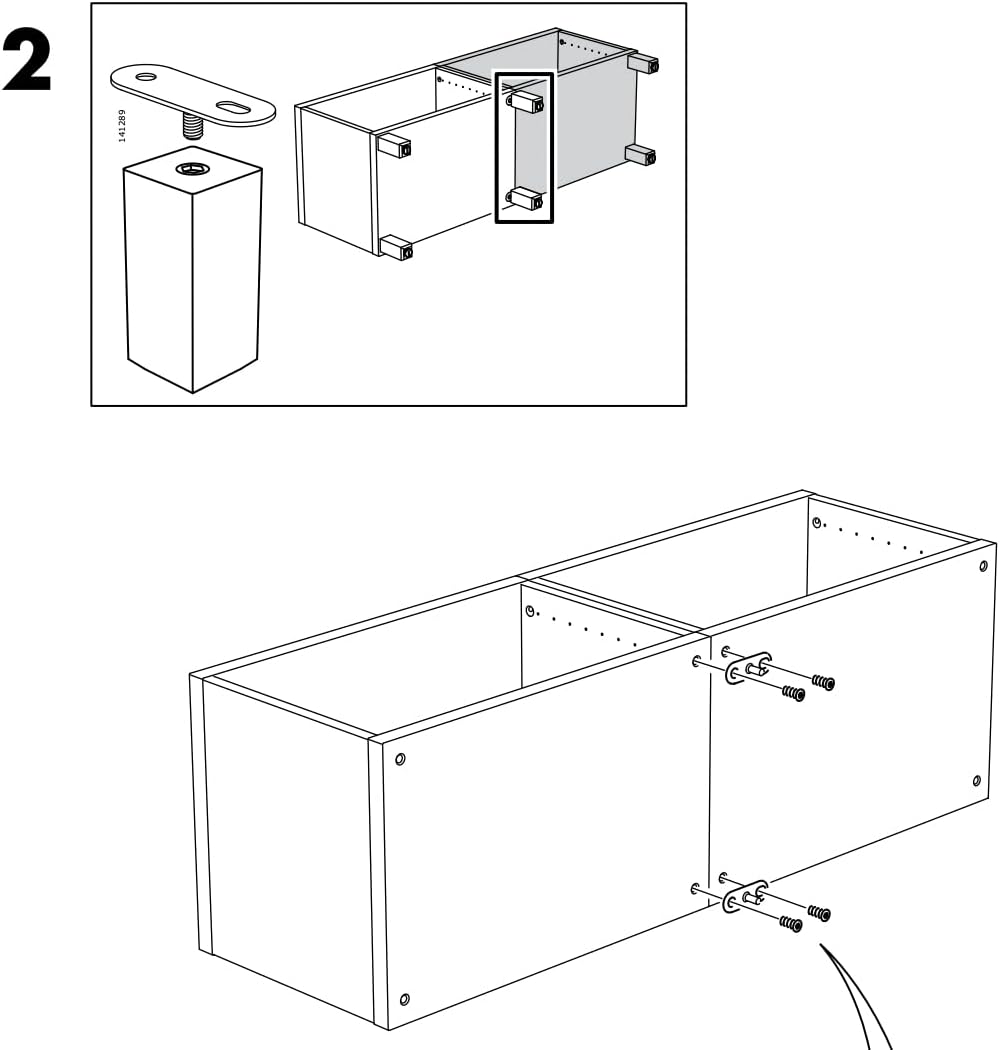 Placa de montaje # 141289 para BESTA STUBBARP Reemplazo para piezas de muebles IKEA