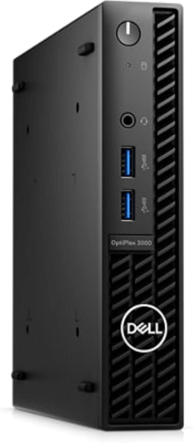 Dell Escritorio Micro Tower Optiplex 3000 3000 (2022)  Core i5 – 500GB HDD – 8GB RAM  6 núcleos a 3.8 GHz – CPU de 10. generación Win 10 Home