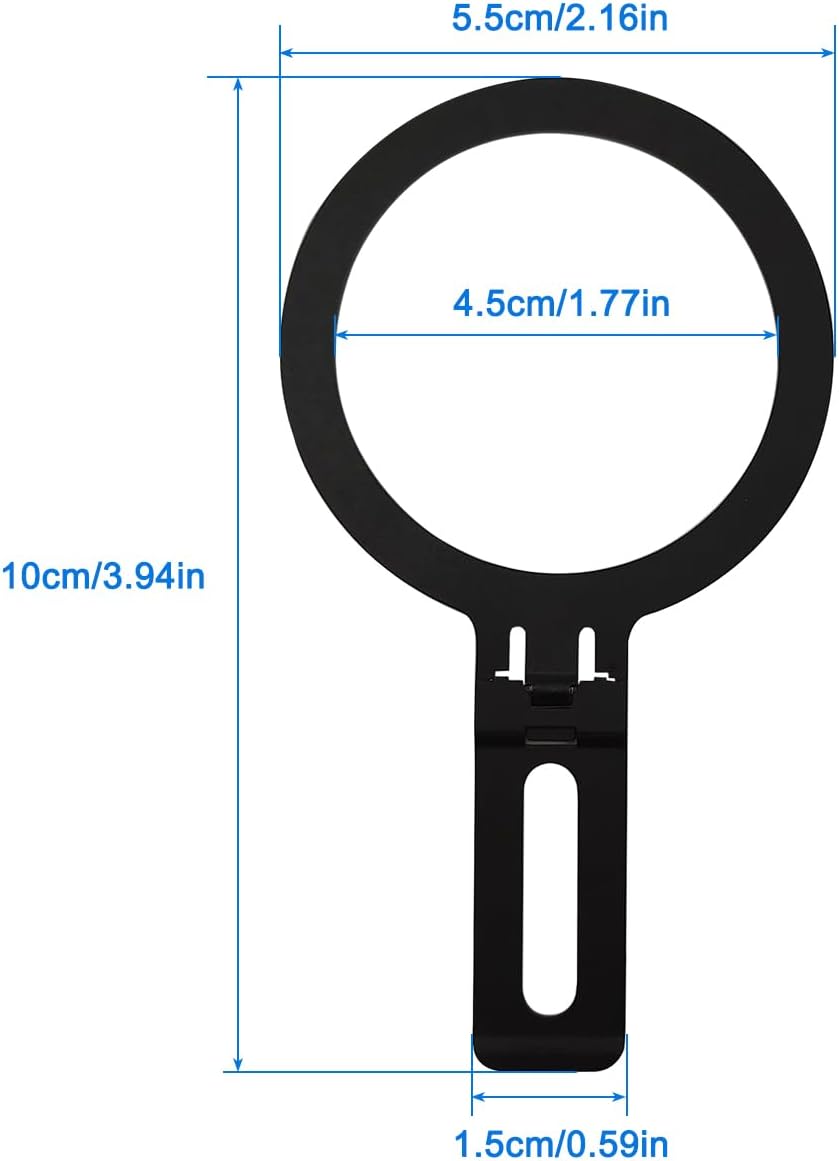 2 adaptadores universales de anillo de metal y soporte para teléfono 2 en 1, anillos ultrafinos compatibles con accesorios Magsafe iPhone 15141312
