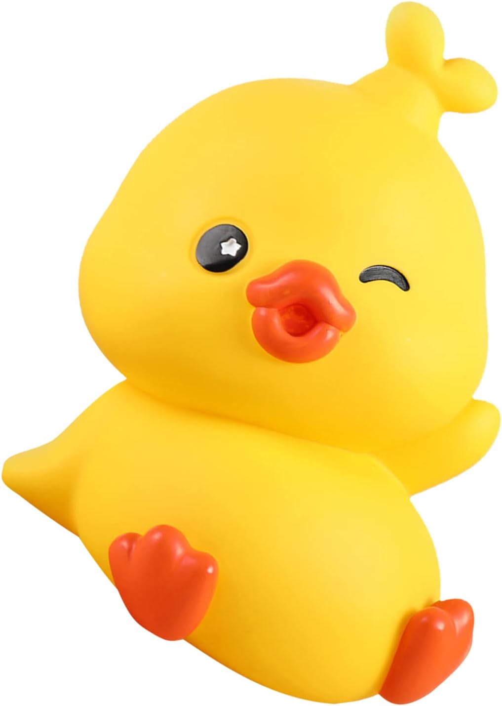 Banco de dinero de pato amarillo, diseño de pato inastillable, gran capacidad para niños, regalos de cumpleaños (amarillo, 8.7 x 6.7 in)