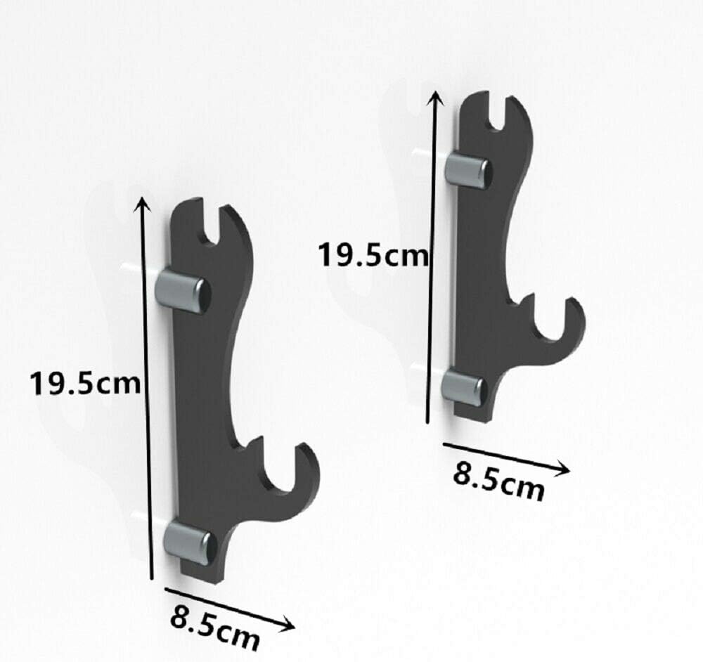 Soporte para espada, gancho para espada, soporte de pared para espada, soporte de pared acrílico de 2 capas, soporte para espada samurái, adecuado