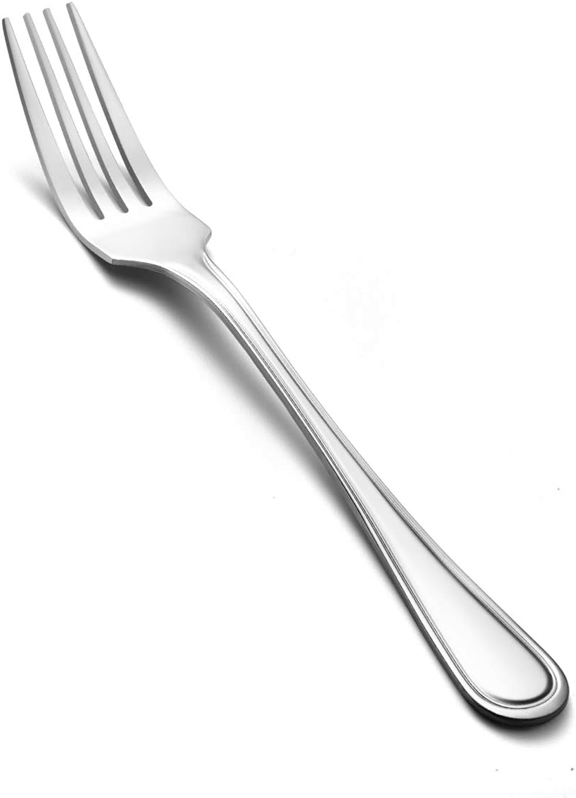 Juego de tenedores de mesa de 6, 8 pulgadas, 180 grandes, acero inoxidable