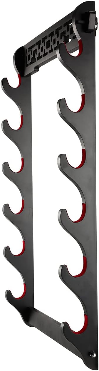 Soporte de pared Katana para espada  6 niveles Samurai Sword Display Rack Wand Wakizashi Tanto Soporte de pared Soporte de espada