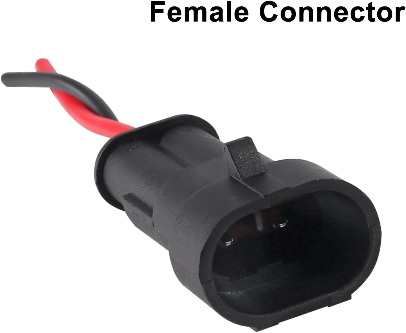 8 pares de conectores de 2 pines impermeables eléctricos de 2 pines, conectores de cable eléctrico automático, desconexión rápida, conectores de