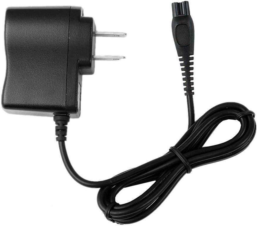 Adaptador de cargador de CA para afeitadora Philips Trimme Norelco Speed-XL Shaver 8150XL 8140XL 8160XL, repuesto compatible